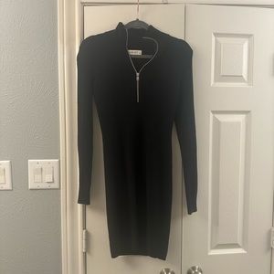 Abercrombie & Fitch black sweater dress. Never worn.